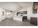 Spacious kitchen featuring an island, modern cabinetry, and tile flooring at 24520 W Duane Ln, Wittmann, AZ 85361