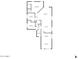 Floor plan showing a 3 bedroom, 2 bath home at 2716 W Allens Peak Dr, San Tan Valley, AZ 85144