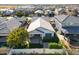 Aerial view of house and surrounding neighborhood at 3146 E Sagebrush St, Gilbert, AZ 85296