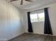Charming bedroom with a window and vinyl flooring at 520 N Stapley Dr # 290, Mesa, AZ 85203