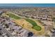 Aerial view showing golf course and neighborhood at 5363 S Emerald Desert Dr, Gold Canyon, AZ 85118