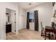 Cozy bedroom with built-in desk and en-suite bathroom at 5715 N 105Th Ln, Glendale, AZ 85307