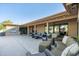 Outdoor patio with seating area and built-in grill at 7032 E Dreyfus Ave, Scottsdale, AZ 85254