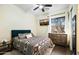 Guest bedroom with wood dresser and southwest decor at 8497 E Montello Rd, Scottsdale, AZ 85266