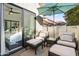 Private balcony with seating, perfect for relaxing outdoors at 9705 E Mountain View Rd # 1058, Scottsdale, AZ 85258