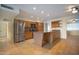 Modern kitchen featuring stainless steel appliances and an island counter at 1410 E Bishop Dr, Tempe, AZ 85282