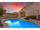 Relaxing pool area with patio and mountain views at 15859 N Nyack Dr, Fountain Hills, AZ 85268