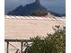 Close-up of roof with mountain backdrop at 15959 E Brodiea Dr, Fountain Hills, AZ 85268