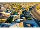 Aerial view of house, pool and neighborhood at 1860 S 24Th St, Mesa, AZ 85204