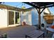 Relaxing patio area with pergola and fire pit at 1860 S 24Th St, Mesa, AZ 85204