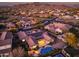 Aerial view of the house, highlighting its location within the community at 2207 W Hidden Treasure Way, Phoenix, AZ 85086