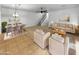 Open living and dining area with neutral decor at 2708 N Heritage St, Buckeye, AZ 85396