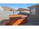 Hot tub on wooden deck with mountain view at 27194 N Skipping Rock Rd, Peoria, AZ 85383