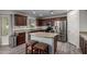 Modern kitchen with stainless steel appliances and granite countertops at 3496 E Anika Ct, Gilbert, AZ 85298