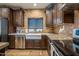 Modern kitchen with white farmhouse sink and granite countertops at 37209 N 12Th St, Phoenix, AZ 85086