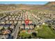 Aerial view showcasing the home's location in a residential neighborhood at 5227 W Desperado Way, Phoenix, AZ 85083