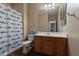 Bathroom with toilet, sink and shower at 5227 W Desperado Way, Phoenix, AZ 85083