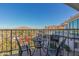 Balcony includes a bistro table and two chairs with spectacular views of the surrounding neighborhood at 5655 N Camelback Canyon Dr, Phoenix, AZ 85018