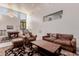 Spacious living room features a chandelier, pool table, and stairs leading to a second level at 5655 N Camelback Canyon Dr, Phoenix, AZ 85018