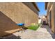 Small backyard with artificial turf and a grill at 5856 E Hampton Ave, Mesa, AZ 85206