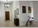 Bright entryway with tiled floor and chandelier at 603 W Sierra Vista Dr, Apache Junction, AZ 85120