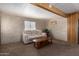 Living room features brick accent wall and comfy sofa at 630 S 93Rd Pl, Mesa, AZ 85208