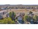 Aerial view of a single-story house and neighborhood at 6863 E Haven Ave, Florence, AZ 85132