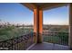 Spacious balcony overlooking a scenic golf course and distant mountains at 7275 N Scottsdale Rd # 1001, Paradise Valley, AZ 85253