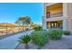 Ground level patio with walkway, landscaping, and access to building at 7275 N Scottsdale Rd # 1001, Paradise Valley, AZ 85253