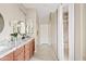 Main bathroom with granite countertop and walk-in shower at 7846 W Adam Ave, Peoria, AZ 85382