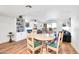 Bright dining area with wooden table and chairs at 7940 E Camelback Rd # 506, Scottsdale, AZ 85251