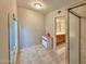 Bathroom with walk-in shower and tiled floors at 8013 N Via Palma St, Scottsdale, AZ 85258