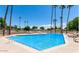 Inviting community pool with lounge chairs at 8013 N Via Palma St, Scottsdale, AZ 85258