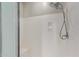 Clean shower with built-in seat and glass enclosure at 815 S 151St Ln, Goodyear, AZ 85338