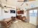 Dining area with wood table and chairs near kitchen at 840 S Aquamarine Dr, Apache Junction, AZ 85119