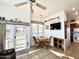 Dining area with wood table and chairs near kitchen at 840 S Aquamarine Dr, Apache Junction, AZ 85119