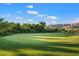 Community putting green with mountain views at 10758 E Tamarisk Way, Scottsdale, AZ 85262