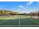 Well-maintained tennis courts at 10758 E Tamarisk Way, Scottsdale, AZ 85262