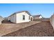 New construction home with a large backyard and gravel at 1135 E Westwood Dr, Casa Grande, AZ 85122