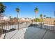 Private rooftop patio with city views and metal railing at 1436 E Rosemonte Dr, Phoenix, AZ 85024