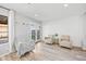 Relaxing sitting area with french doors leading to backyard at 1436 E Rosemonte Dr, Phoenix, AZ 85024