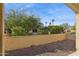 Landscaped backyard with gravel and desert plants at 16955 W Holly St, Goodyear, AZ 85395