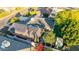 Aerial view showcasing home's solar panels, backyard, and landscaping at 1837 E Minnezona Ave, Phoenix, AZ 85016