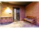 Inviting entryway with a bench and modern door at 1837 E Minnezona Ave, Phoenix, AZ 85016