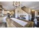 Kitchen with dining table and modern lighting at 1908 E Hawken Pl, Chandler, AZ 85286