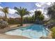 Inviting backyard pool with landscaping and patio at 1908 E Hawken Pl, Chandler, AZ 85286