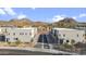 Aerial view of townhouses and private driveway access at 2125 E Voltaire Ave, Phoenix, AZ 85022