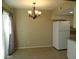 Dining area with tile floor and chandelier at 2208 W Lindner Ave # 17, Mesa, AZ 85202