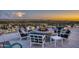 Rooftop firepit with seating and city views at 2211 E Camelback Rd # 201, Phoenix, AZ 85016