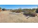 Large backyard with dirt and cactus plants at 26207 S Lime Dr, Queen Creek, AZ 85142